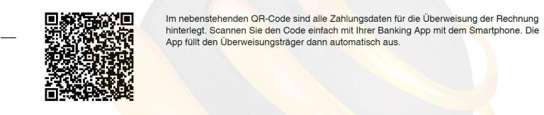 QR Code für eine Girocode Überweisung